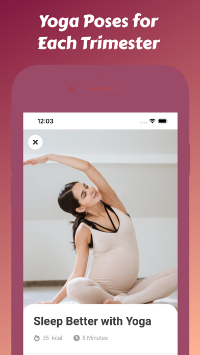 Pregnancy Yoga Poses Screenshot