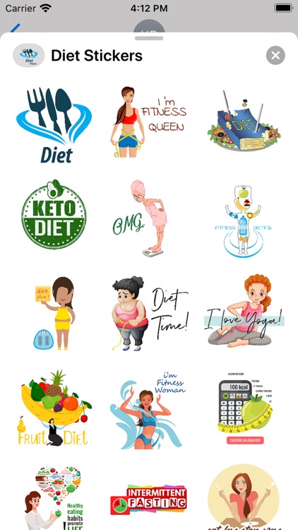 Diet Stickers 2021
