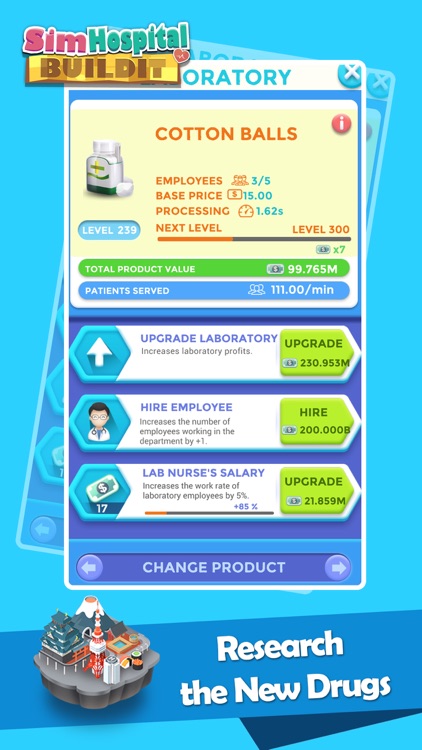 Sim Hospital BuildIt-Idle Game screenshot-3