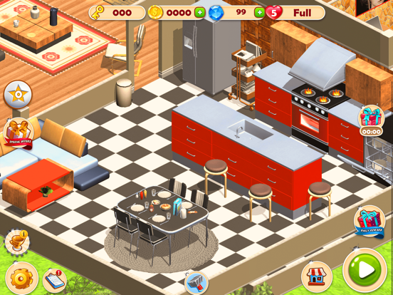 Dream Home Design Cooking Game iPad screenshot 7 - Games app
