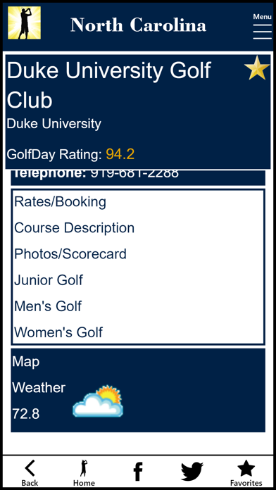 GolfDay North Carolina Screenshot