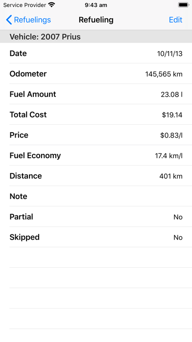 Mileage Keeper