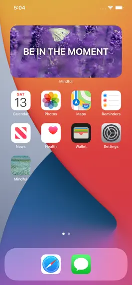 Game screenshot Mindful Widget mod apk