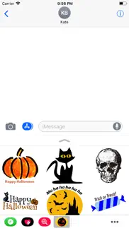 ultimate halloween stickers iphone screenshot 4