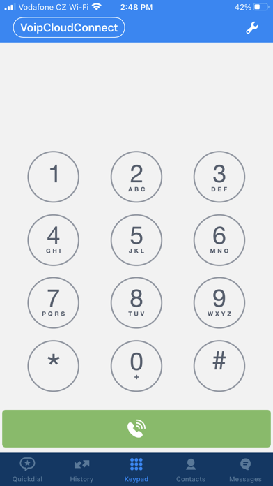 Voip CloudConnect Screenshot