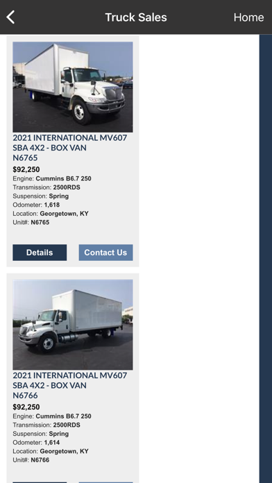 Bluegrass International Trucks Screenshot