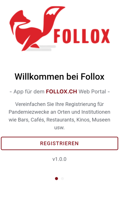 Screenshot #1 pour Follox - Kontaktlos Notierung