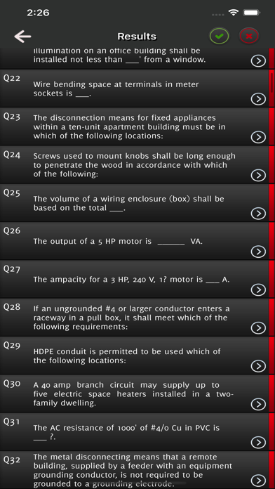 Journeyman Electrician Exam - Screenshot