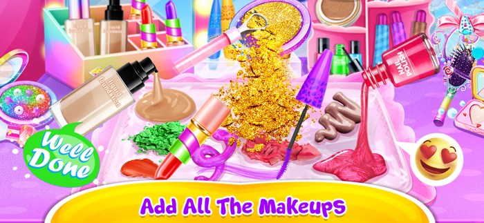 Makeup Slime - Glitter Fun