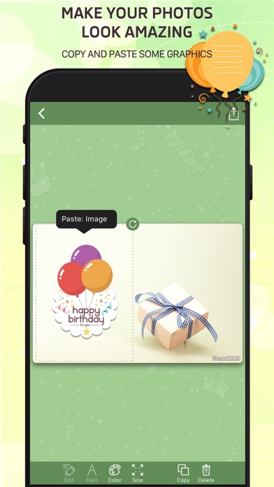 Screenshot #1 pour Happy BirthDay Cards Maker