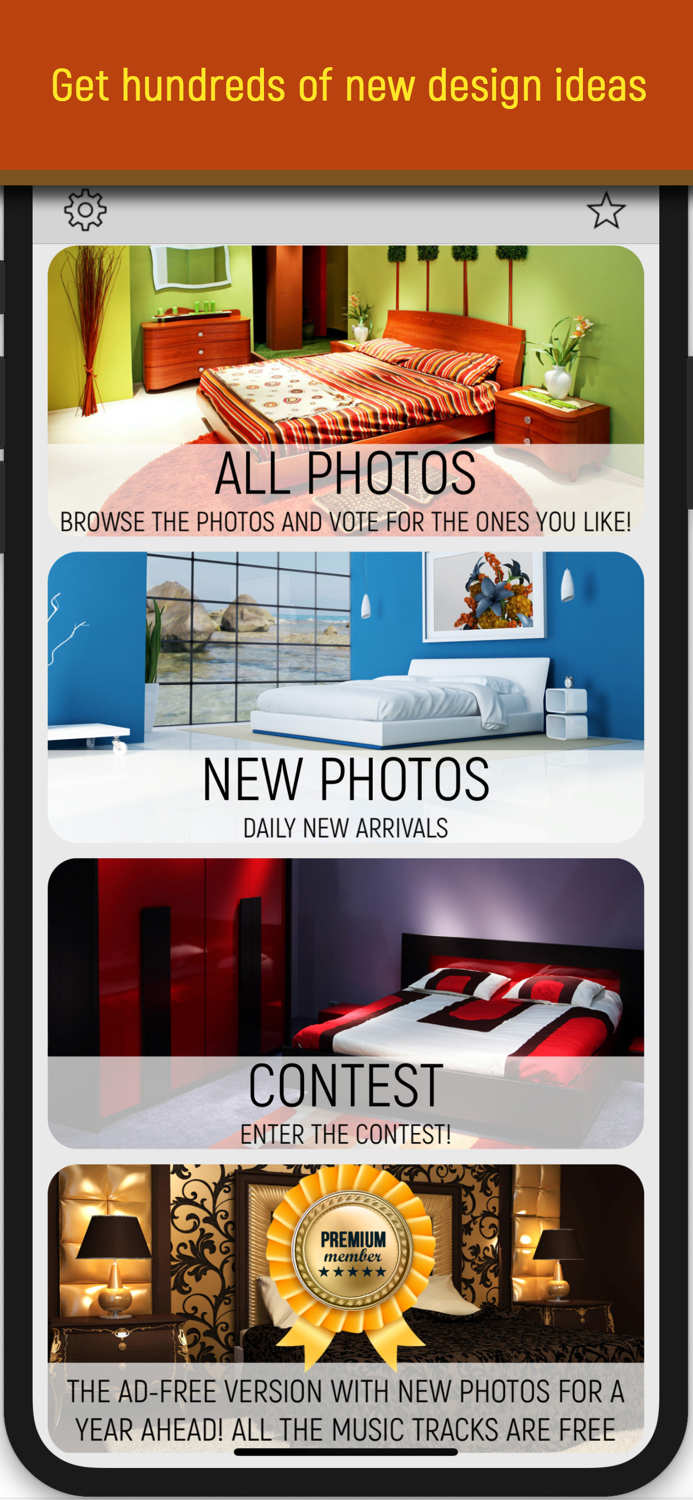 Bedrooms. Interiors design