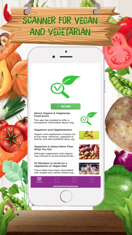 Scanner for Vegan & Vegetarian