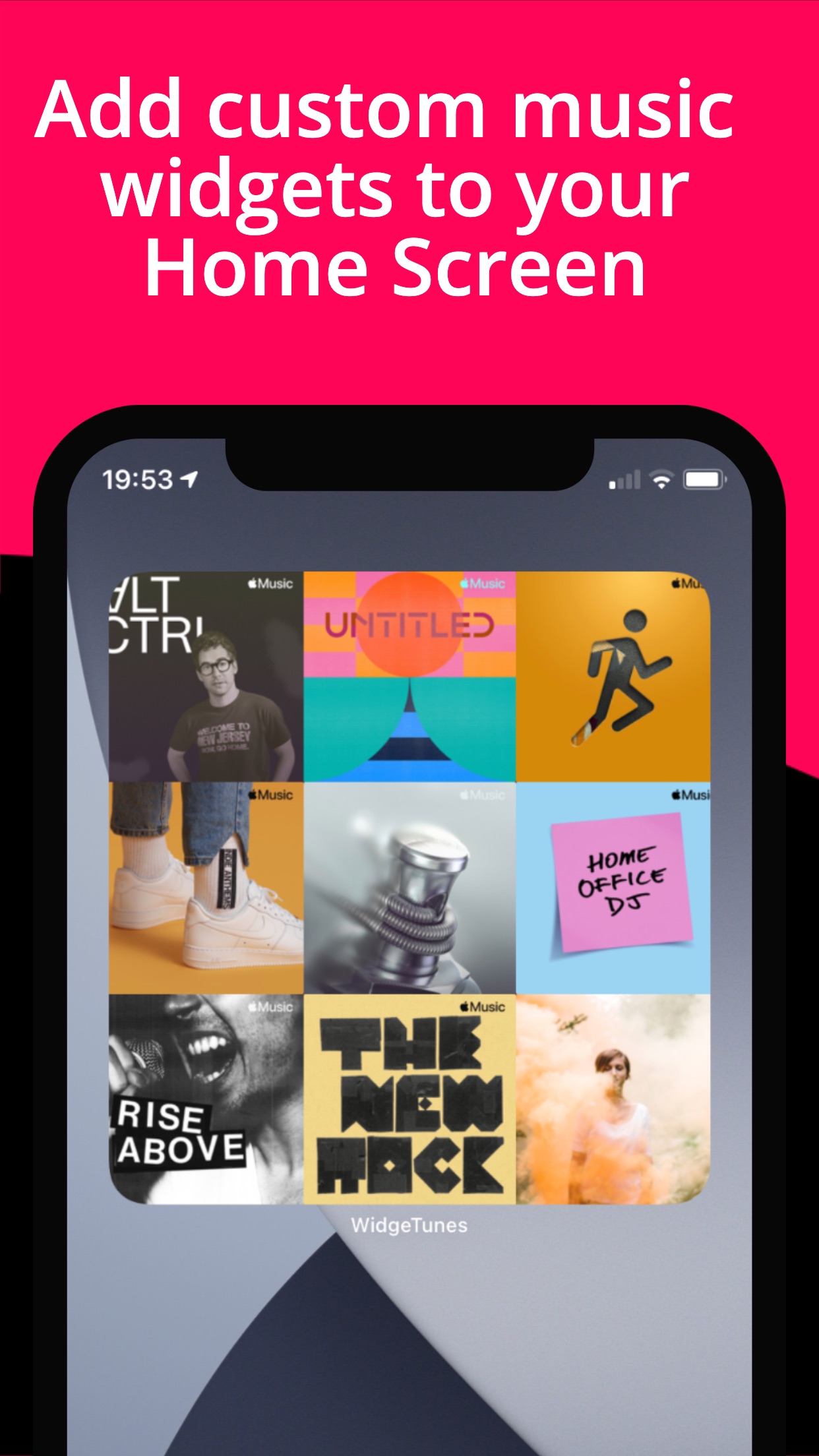 Screenshot do app WidgeTunes - Music Widgets