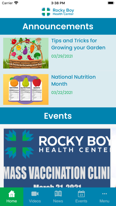 Rocky Boy Health Center Screenshot