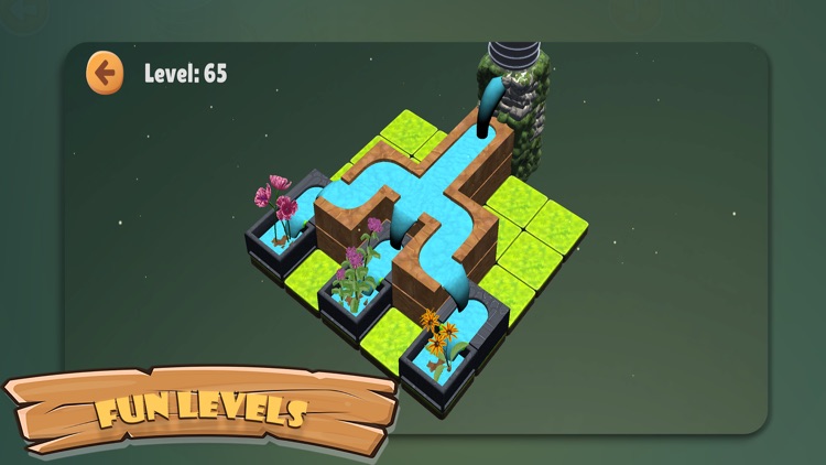 Water connect Puzzle game 3D