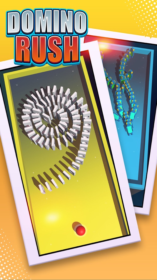 #4. Domino Rush - Push 'em Down (iOS) 由: 震宇 张