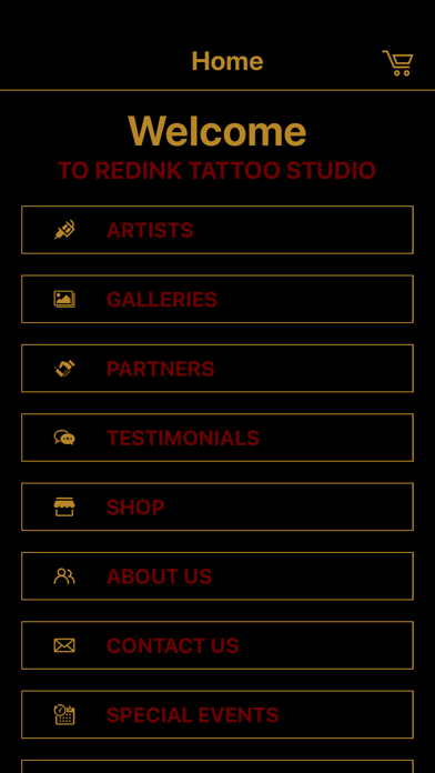 RedInk Tattoo Studio Screenshot