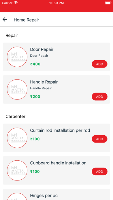 Matta Hardware Screenshot