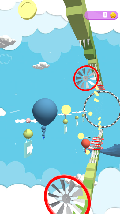 Screenshot #2 pour Balloon Race 3D
