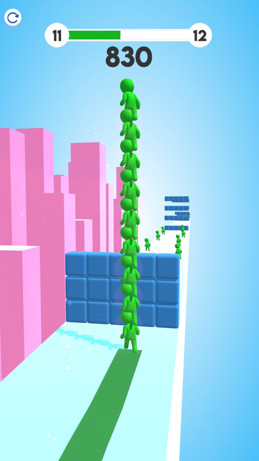 #2. Stacky Rider - Stickman Dash (iOS) 由: Essendon Studios