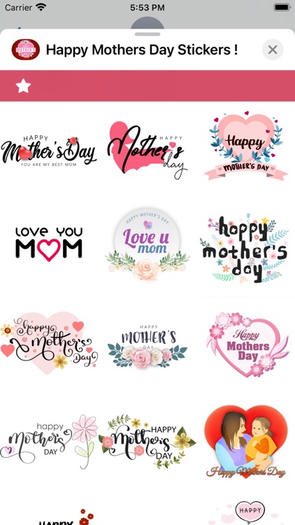 Happy Mothers Day Stickers !