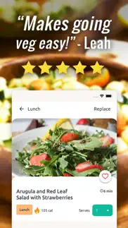 vegan meal plan & food recipes iphone screenshot 3