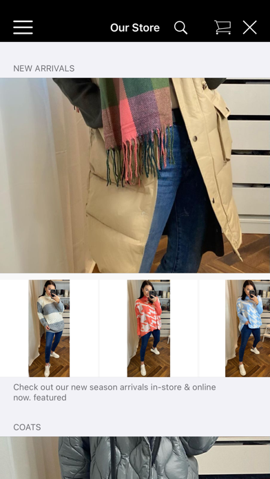 Sarah Alexandra Boutique Screenshot