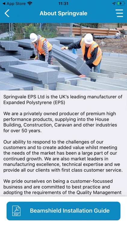 Beamshield installation app screenshot-4