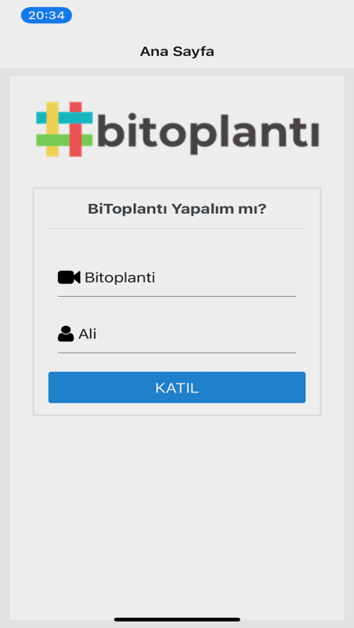 BiToplantı Screenshot 1 - AppWisp.com BiToplantı Screenshot 1 - AppWisp.com