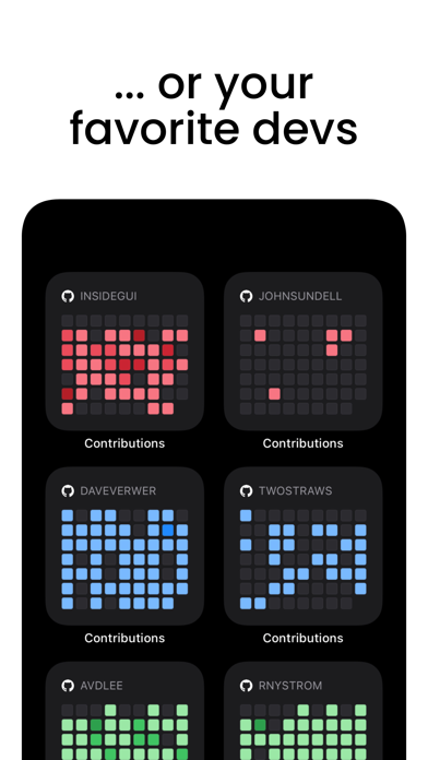 Contribution Graphs for GitHubのおすすめ画像2