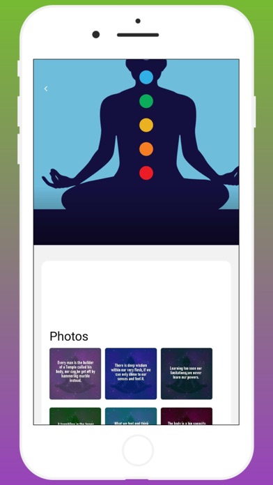 Chakra Balance Meditation App Screenshot