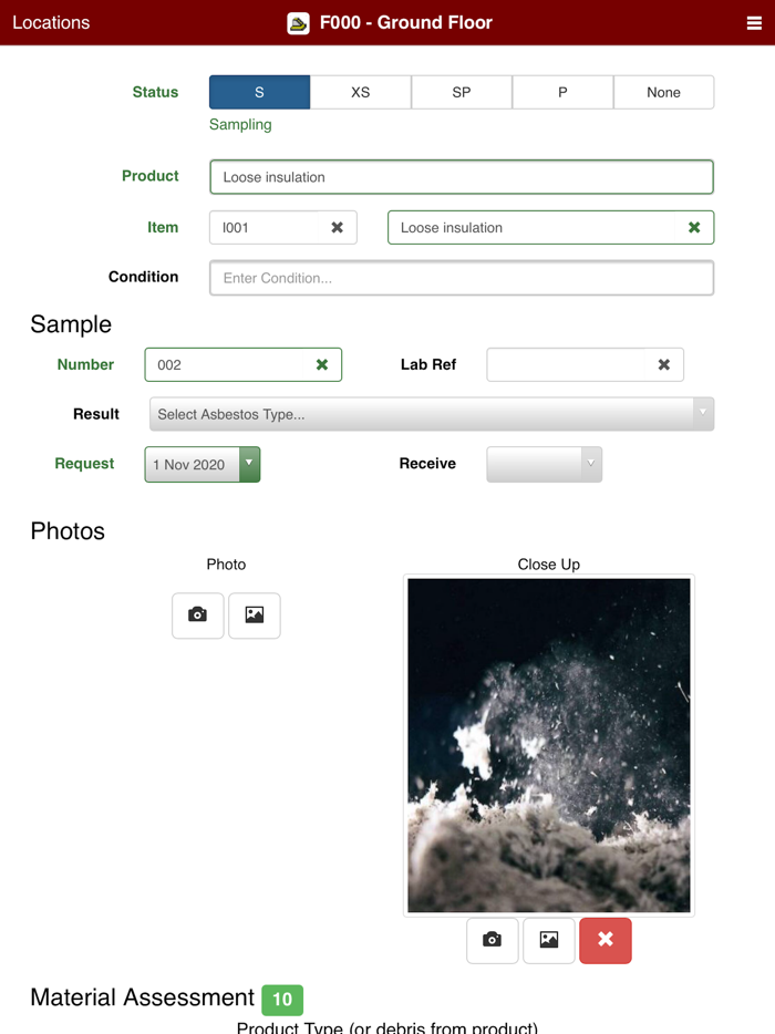 Asbestos Surveyor for iPad
