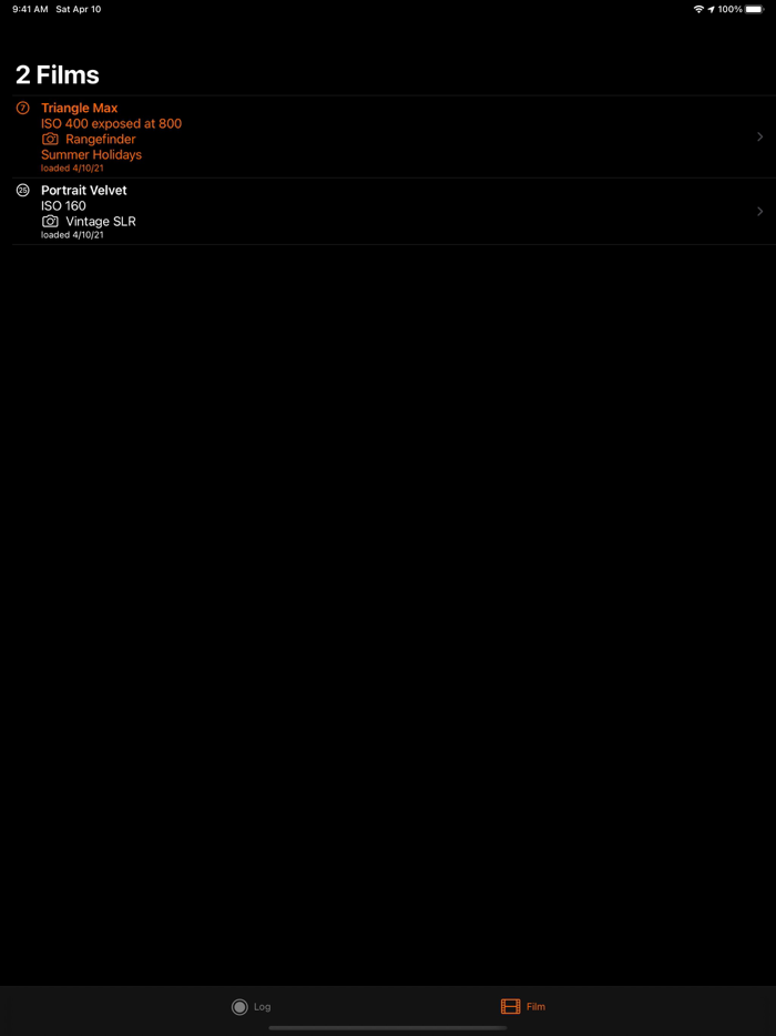 Yafra - EXIF for analog film