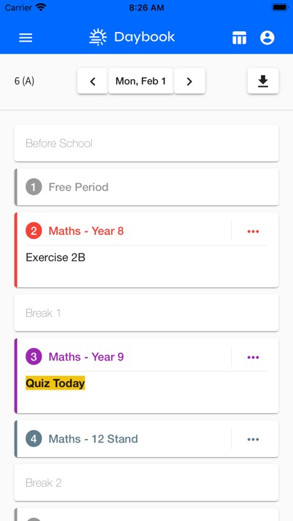 Daybook - Teacher Planner