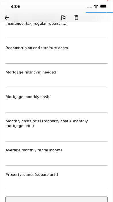 Real Estate Checklist Screenshot