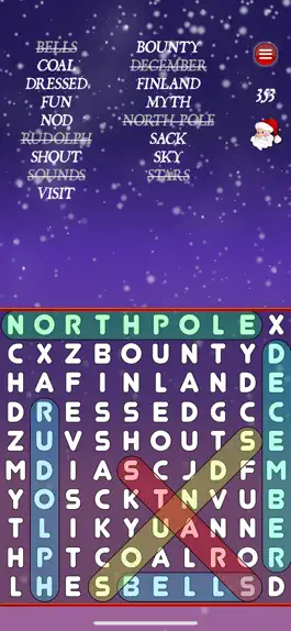 Game screenshot WordSearch Christmas HD apk