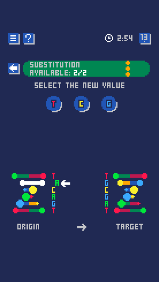 #2. DNA Mutations Puzzles (iOS) 由: Frozax Games