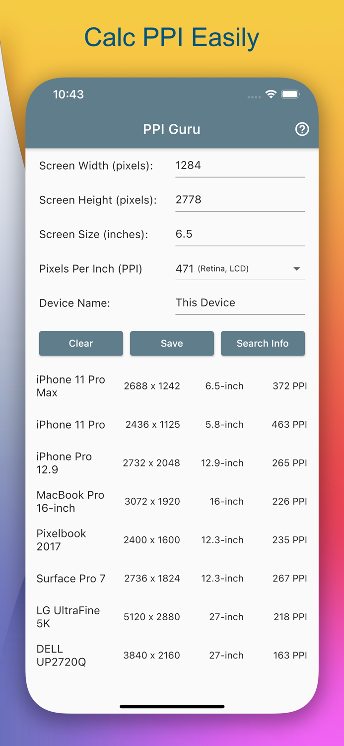 PPI Guru - Calc PPI Easily