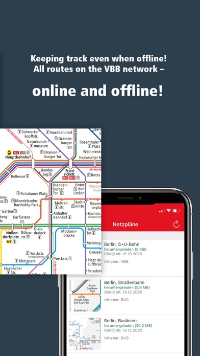 VBB Bus & Bahn: Route planner Screenshot