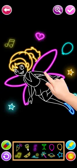 Game screenshot Learn to Draw Glow Cartoon hack