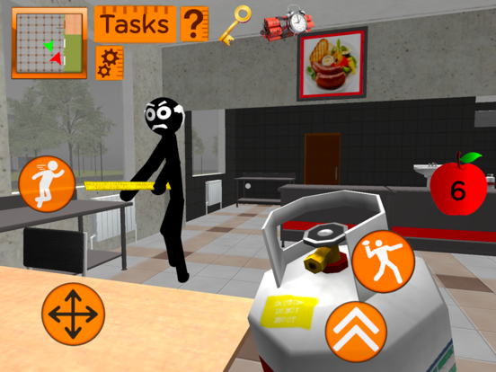 Stickman Teacher Escape iPad screenshot 6 - Games app
