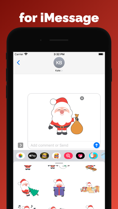 Funny Santa Claus - stickers Screenshot