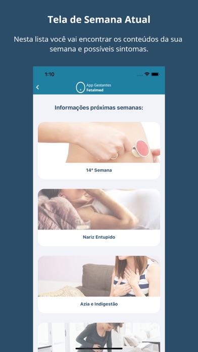 App Gestantes Fetalmed Screenshot
