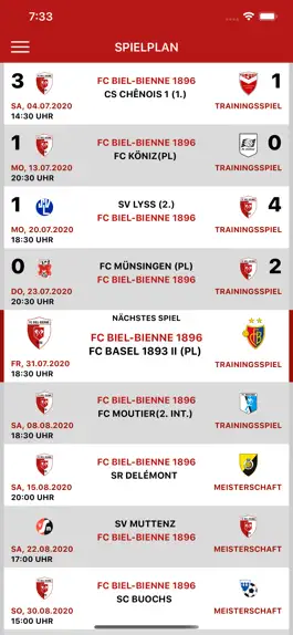Game screenshot FC Biel-Bienne 1896 apk