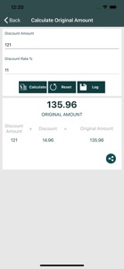 Discount Calculator (%) screenshot #5 for iPhone