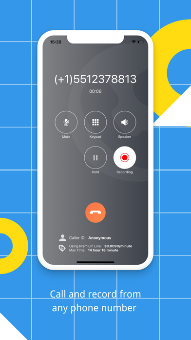 TeleMe – Record on 2nd Number Screenshot