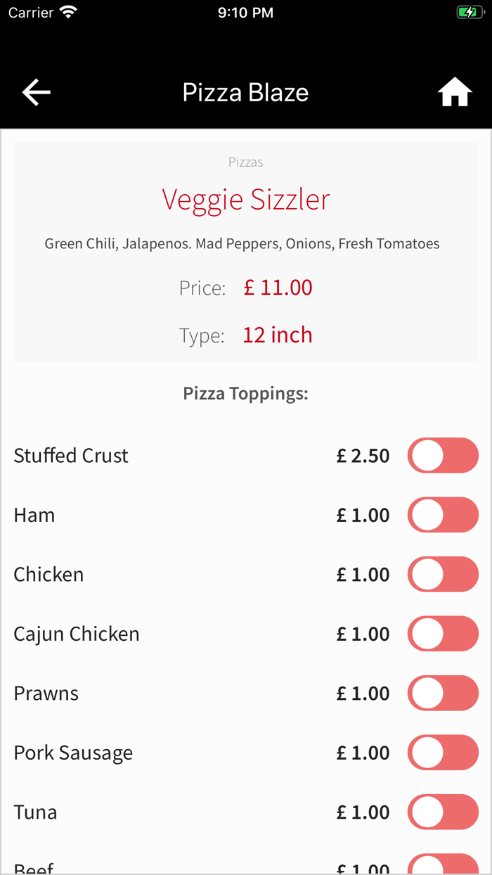 Pizza Blaze Kingsbury