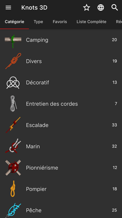 Screenshot #1 pour Nœuds 3D  (Knots 3D)