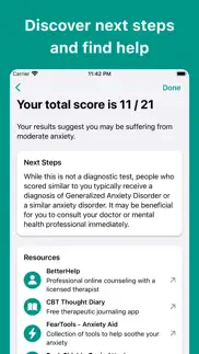 anxiety test⁺ iphone screenshot 3