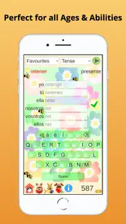verb conjugations spanish iphone screenshot 3